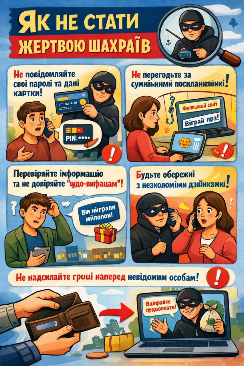 Як не стати жертвою шахраїв: