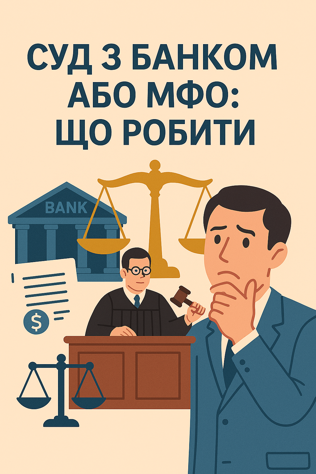 Банк або МФО подали до суду: як діяти та захистити свої права